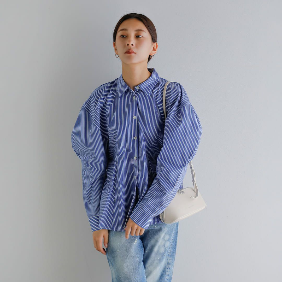 CLANE クラネ ボリュームスリーブ シャツ 19122-4252 レディース | Piu