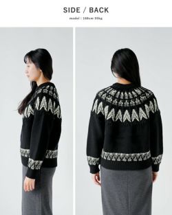 COOHEM コーへン KOUHEN ノルディック ニット プルオーバー 11-254-020