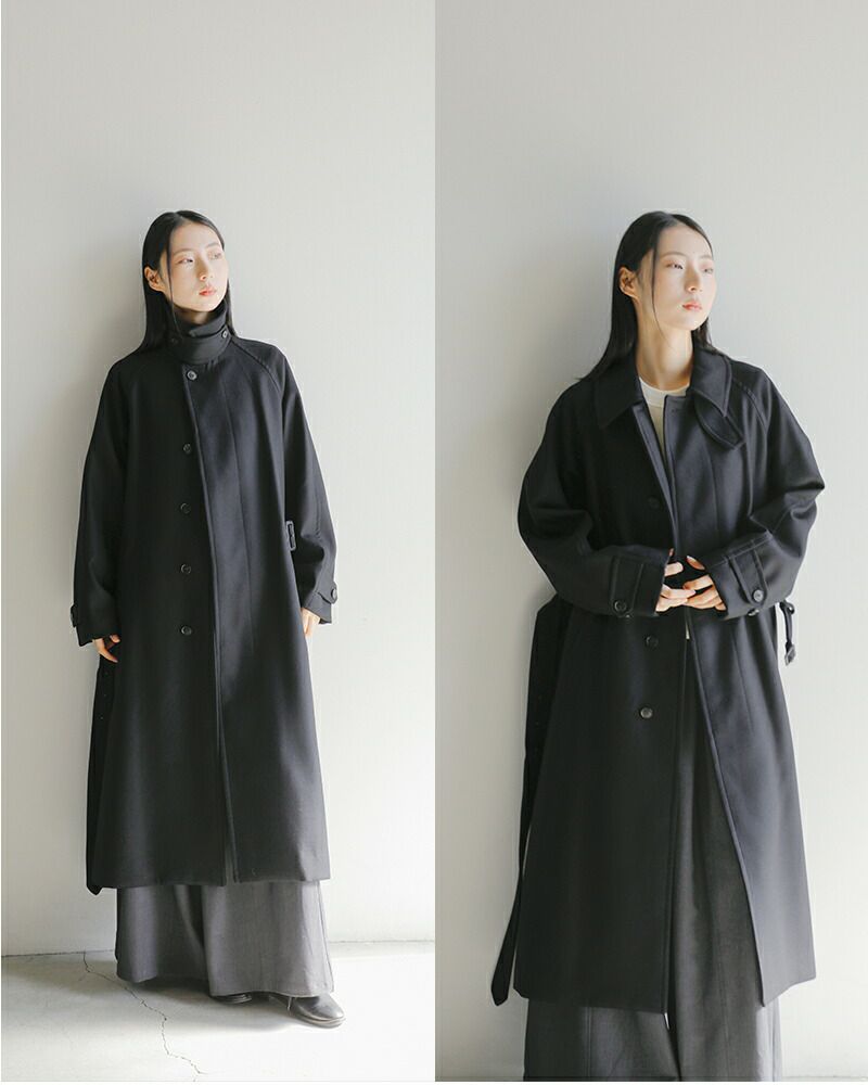 30%OFF】【÷÷】YLEVE イレーヴ SUPER100s ウール メルトン コート