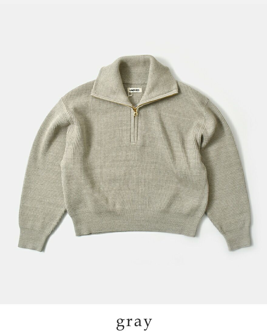 40%OFF】【÷÷】UNDYED アンダイド カラード オーガニックコットン 畦