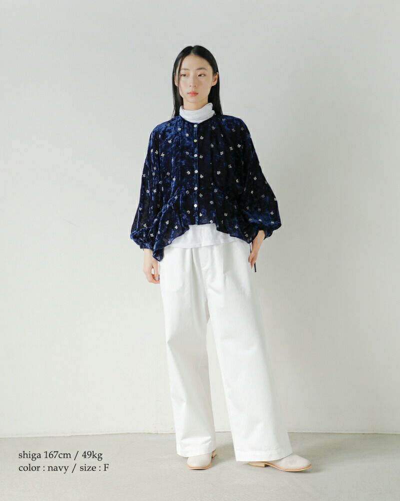 20%OFF】【÷÷】kijinokanosei キジノカノウセイ 刺繍 ギャザー