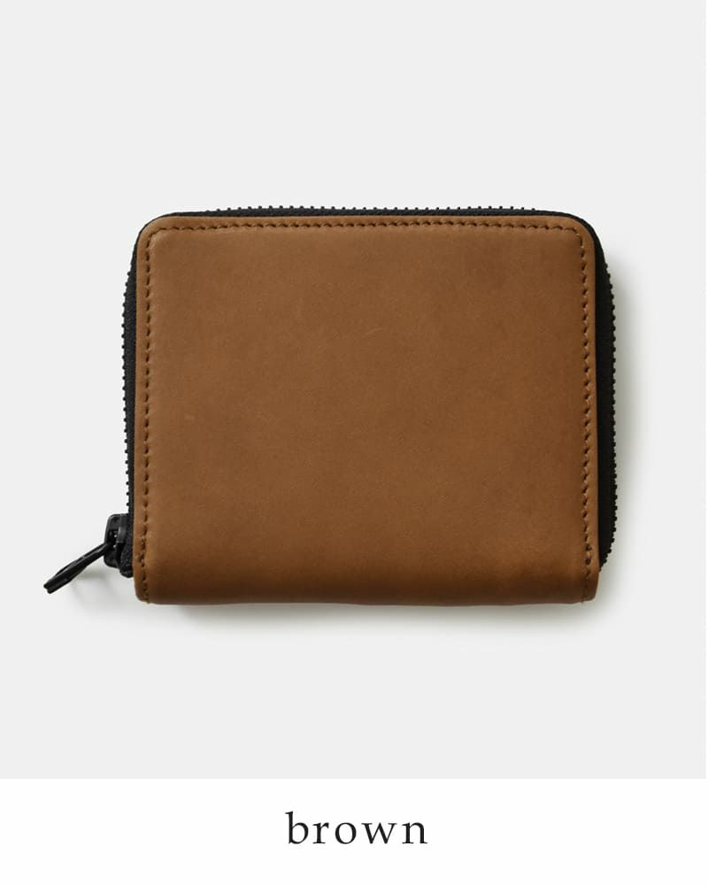 macromauro マクロマウロ ジップ レザー ウォレット “WALLET O” wallet