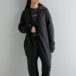 30%OFF】anuke アンヌーク ニット イージー コンビネゾン “Knit Easy