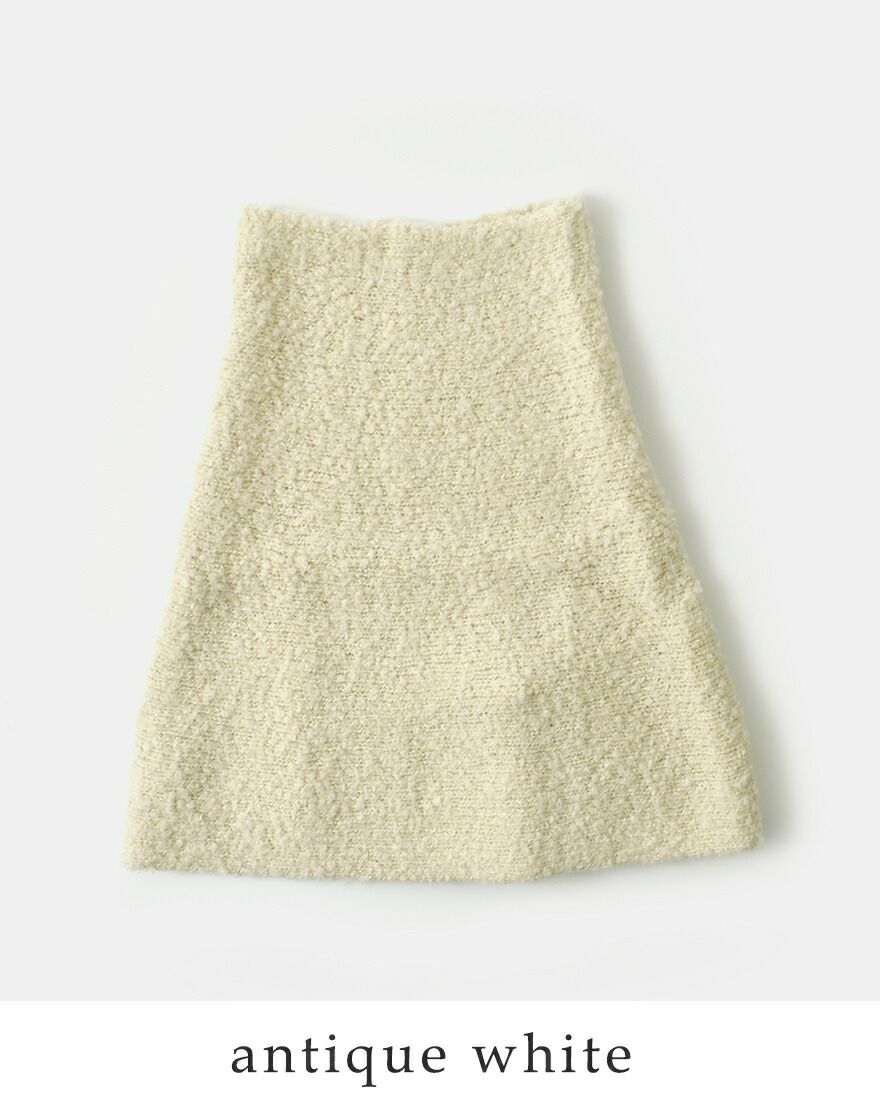 evam eva エヴァムエヴァ アルパカ ウール スヌード e253g182