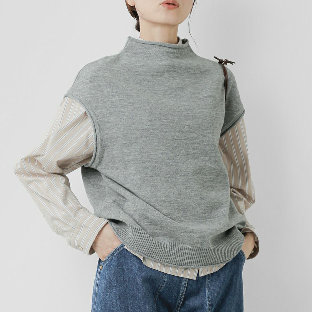 40%OFF】ordinaryfits オーディナリーフィッツ メリノウール モック