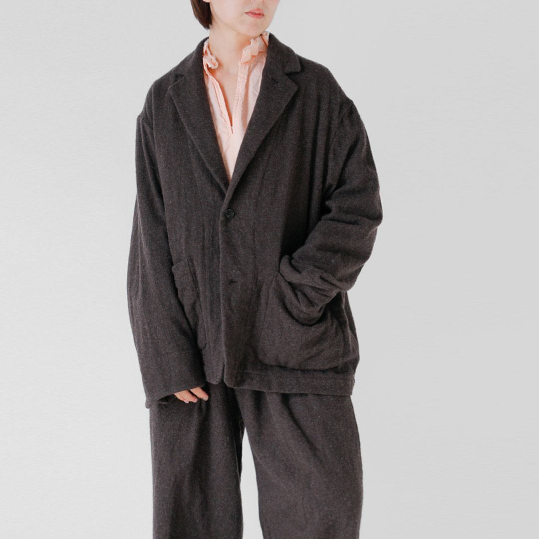 3こ1】【20%OFF】Veritecoeur ヴェリテクール ウール テーラード