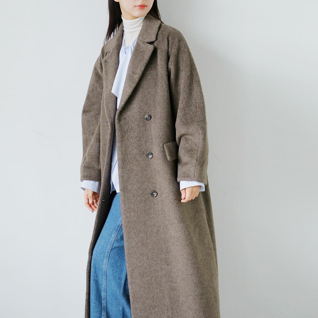 ☆さつまいも様☆CLANEダブルウールロングコート 2025awレディース