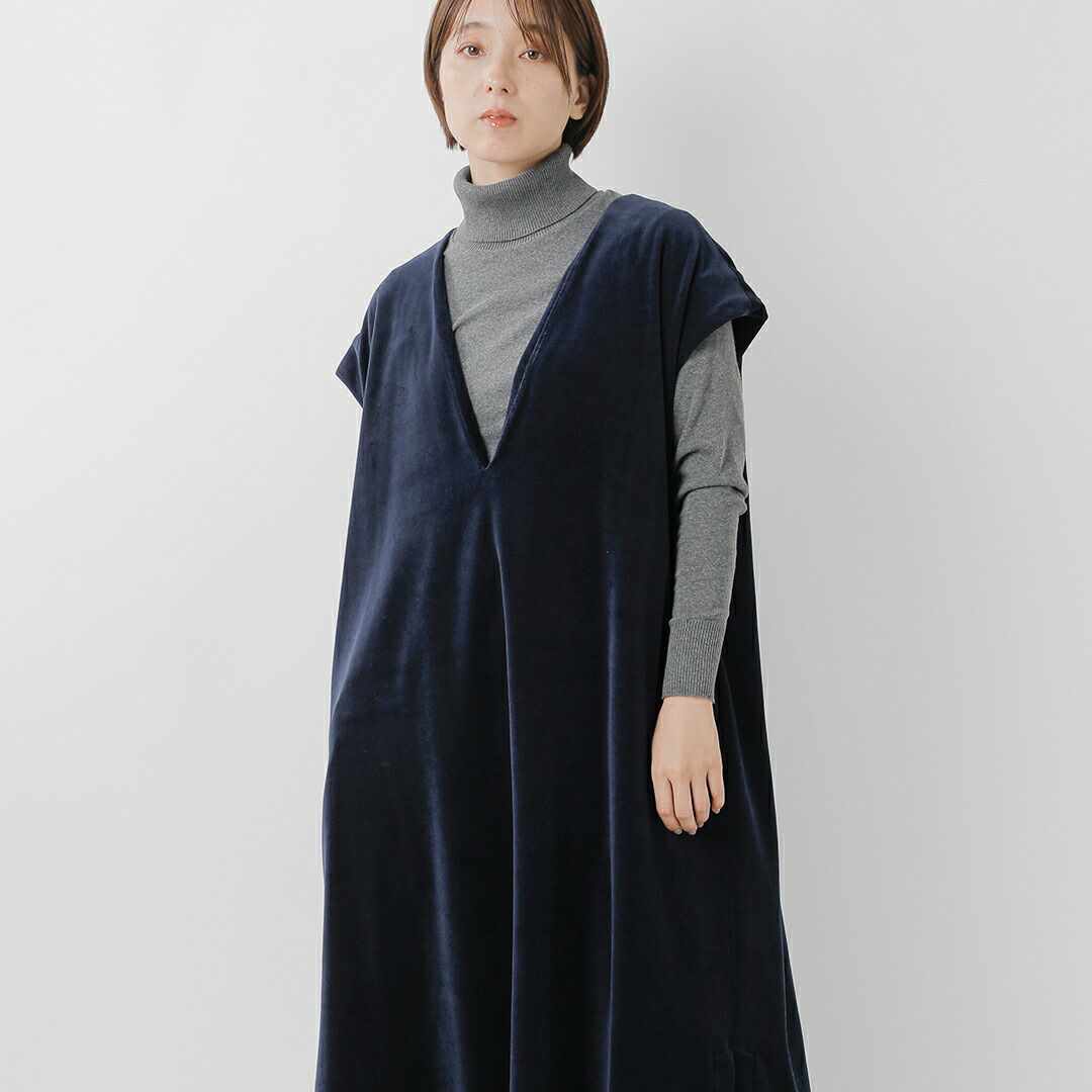 クロリン マノントウキョー ベロアワンピース 40%OFF】MANON マノン コットン ベロア ワンピース “VELORE ONEPIECE