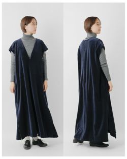 MANON マノン コットン ベロア ワンピース “VELORE ONEPIECE” mnn-op