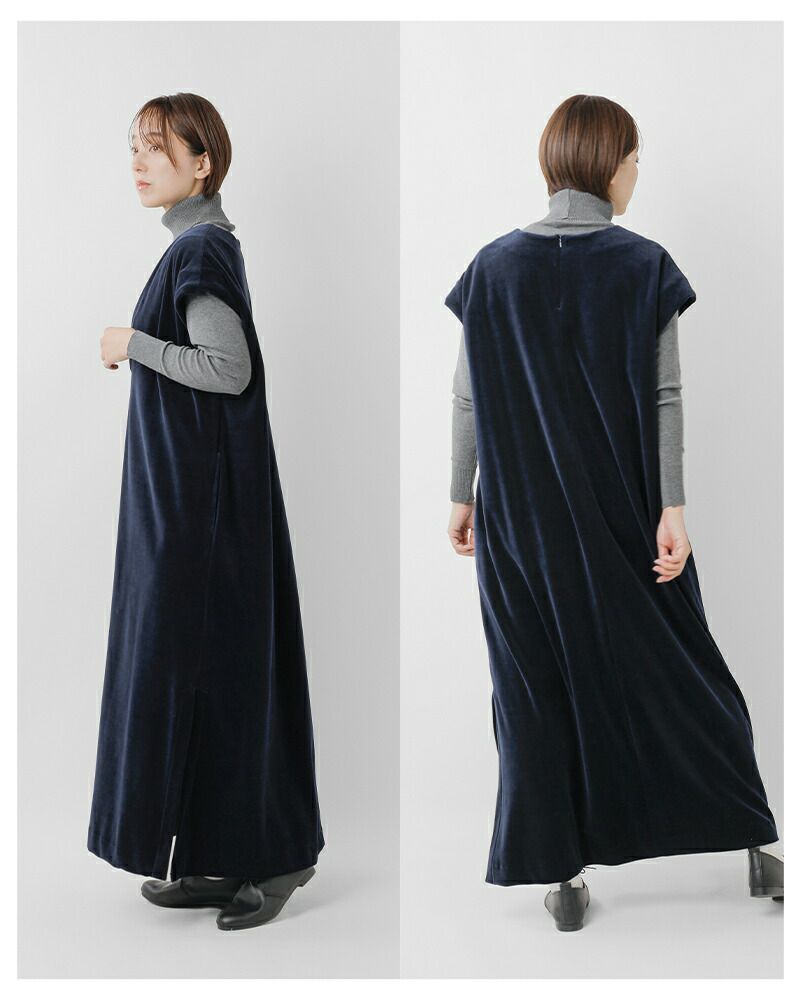 40%OFF】MANON マノン コットン ベロア ワンピース “VELORE ONEPIECE