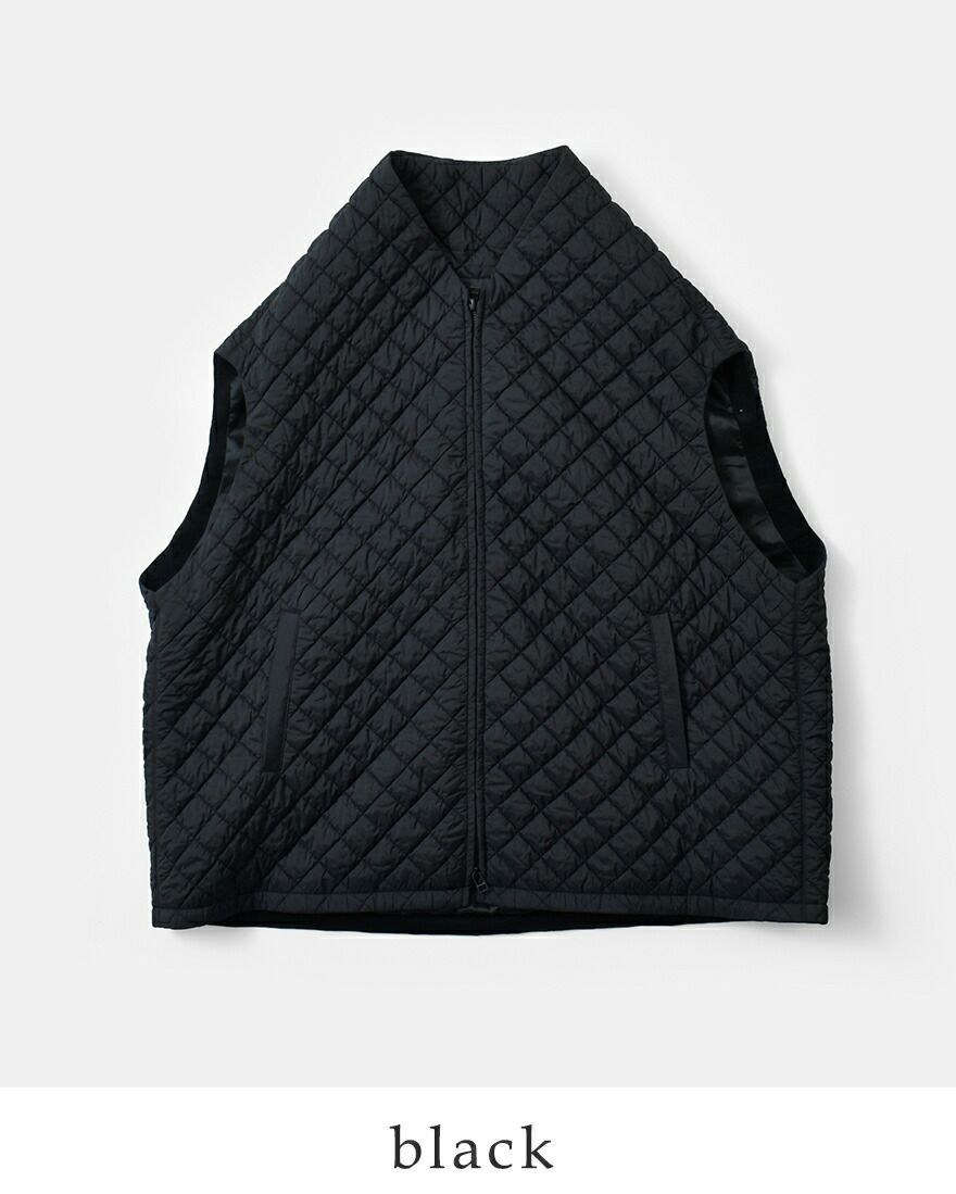 FIR MUM フィル マム 再生ナイロンタフタ シュリンクキルト ベスト sn