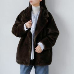 anuke アンヌーク エコミンクファー ジャケット “Eco Minkfur Jacket