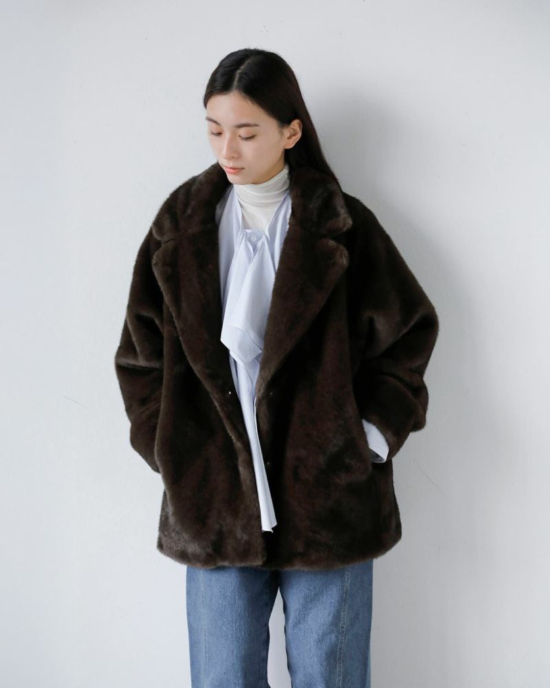 ジャケット・アウター anuke Eco Minkfur Jacket 38 anuke(アンヌーク) Eco Minkfur Jacket | サウスオレンジ｜メンズ