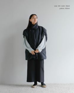 anuke アンヌーク 中綿 ボリューム オーバー ベスト “Volume Over Vest