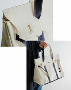 SEA シー TOMBOY コットン リメイク トート バッグ 112606056-9 2025aw