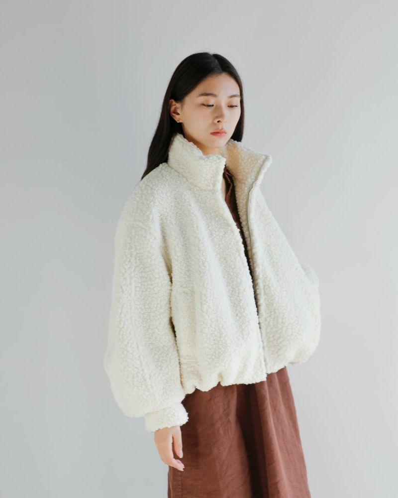 CLANE クラネ バルーン ボア ブルゾン 19101-0032 2025aw新作