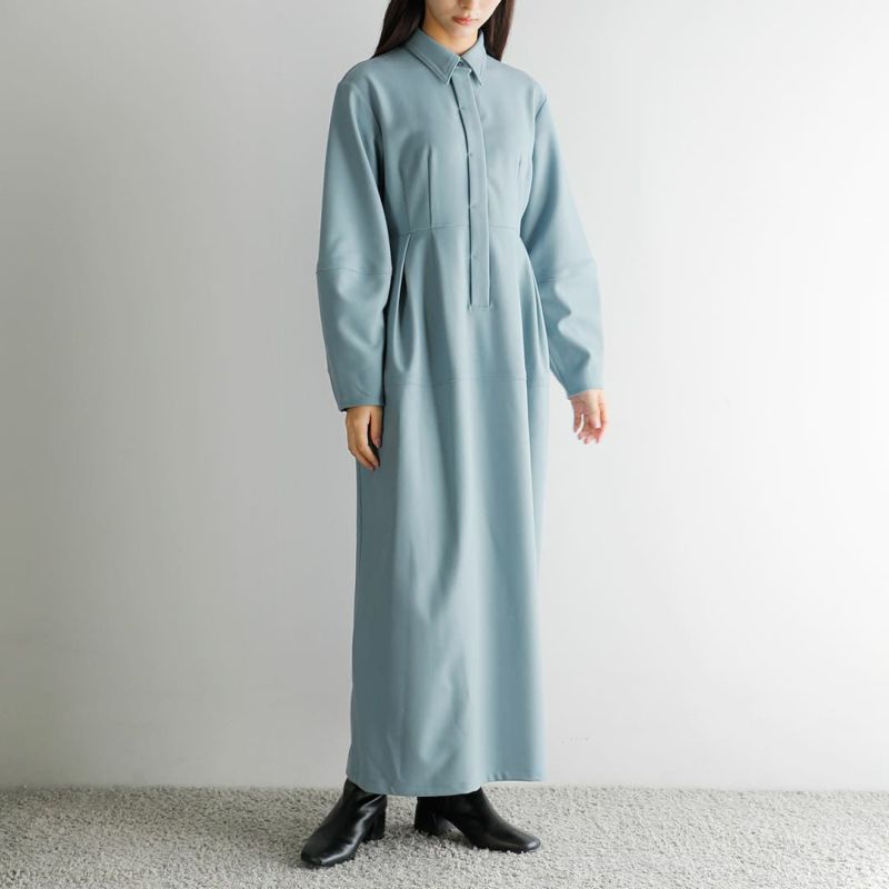 MANOF マノフ フォーム シャツ ドレス 89112-5142 2025aw新作