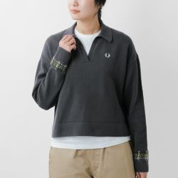 FRED PERRY フレッド ペリー タータン パネル ニット シャツ “TARTAN