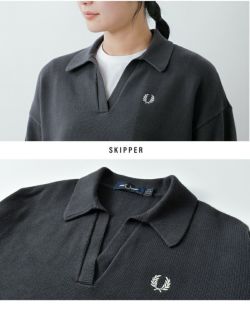 FRED PERRY フレッド ペリー タータン パネル ニット シャツ “TARTAN