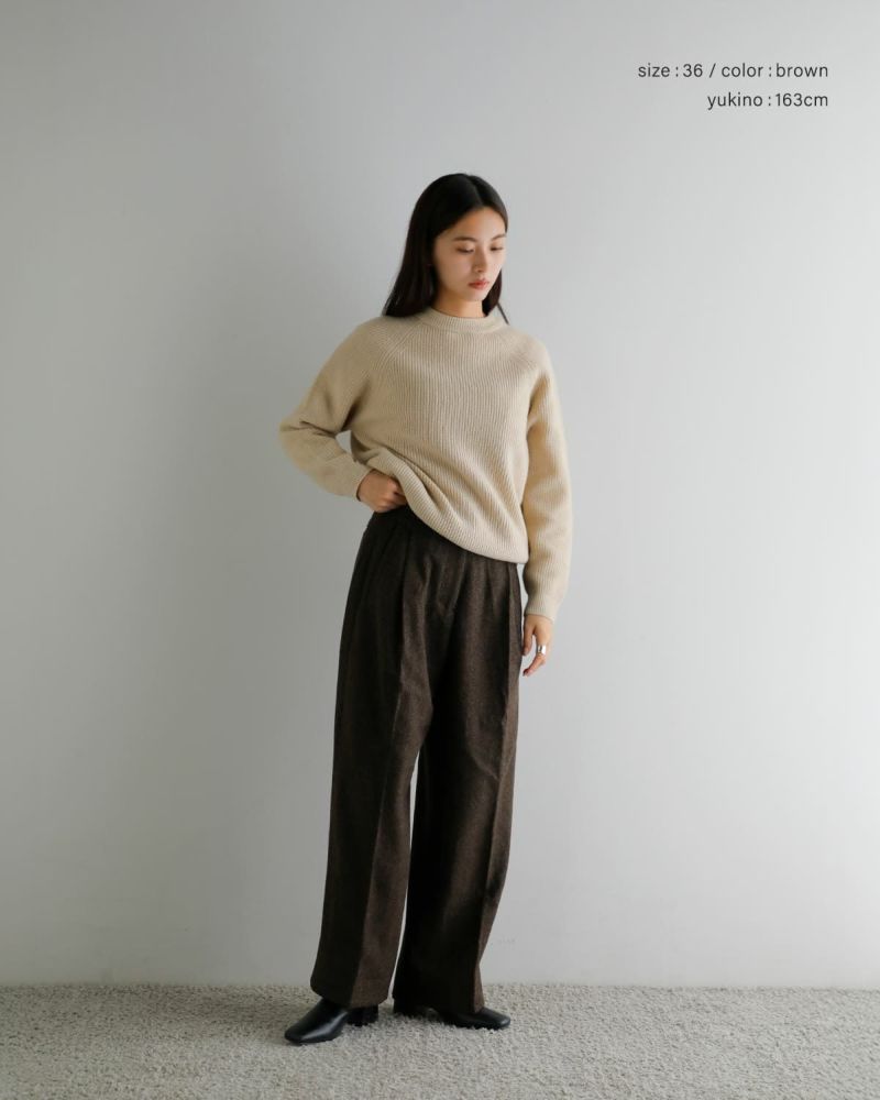 アンヌーク　Check Tuck Pants 36 anuke(アンヌーク) Check Tuck Pants | サウスオレンジ｜メンズ