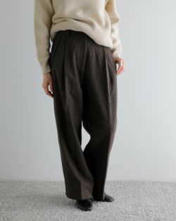 anuke アンヌーク チェック タック パンツ “Check Tuck Pants