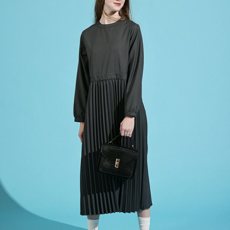 kelen ケレン アコーディオンプリーツ ワンピース “RELI” lkl26hop2125