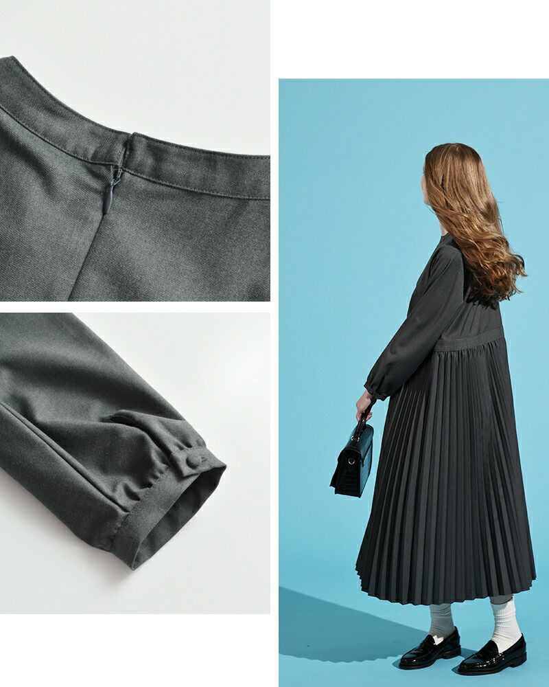 kelen ケレン アコーディオンプリーツ ワンピース “RELI” lkl26hop2125