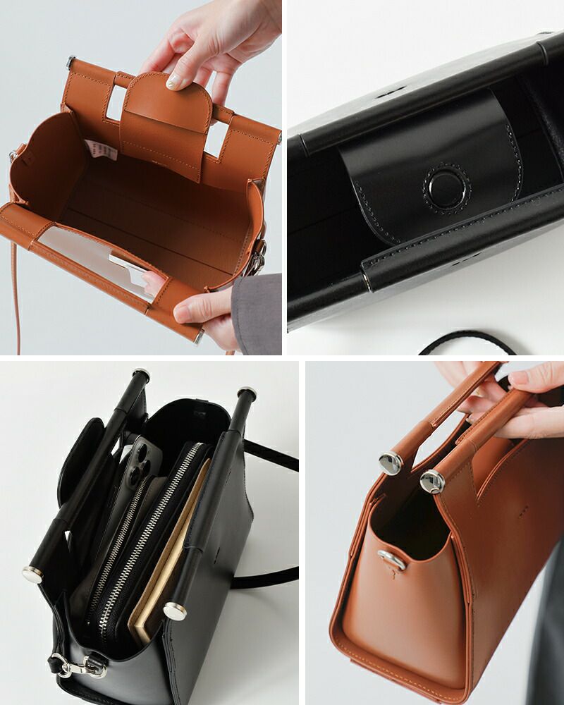 YAHKI ヤーキ ダブルフェイスレザー 2way クロスボディバッグ yh-767