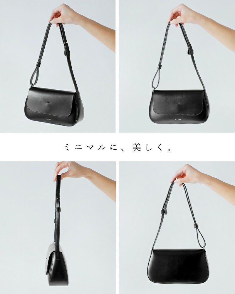 YAHKI ヤーキ ダブルフェイスレザー クロスボディバッグ yh-768