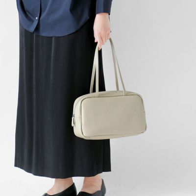 jackydong2001さん専用 YAHKI ヤーキ シュリンク ダブルフェイスレザー ハンドバッグ yh-772