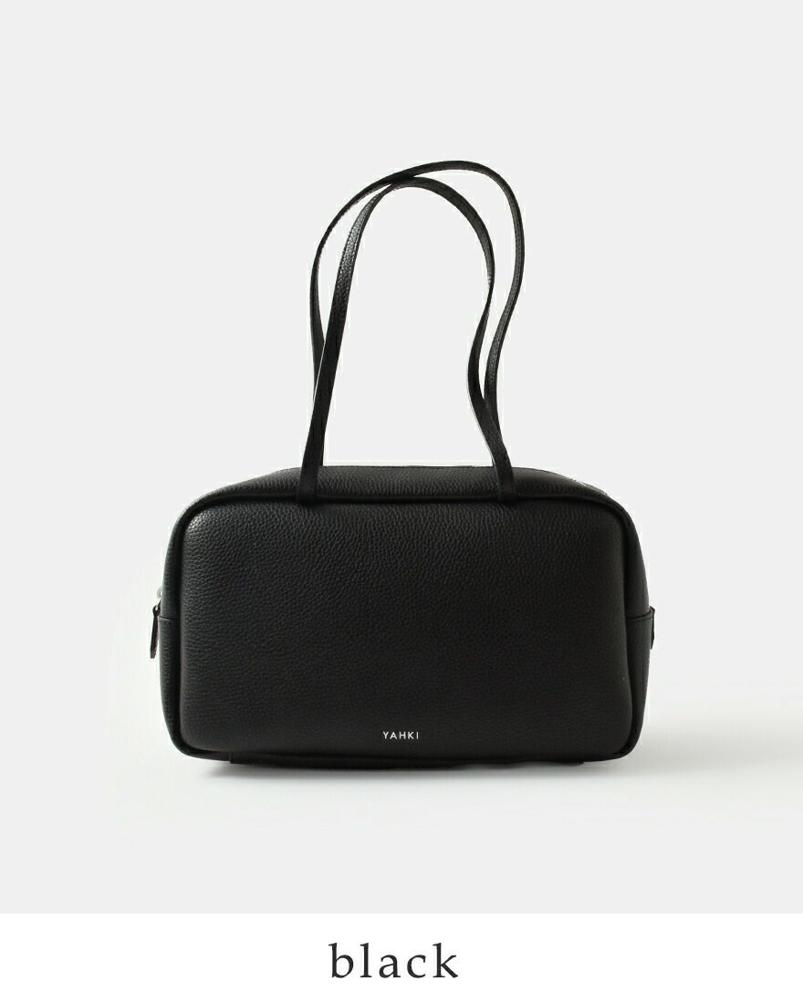 YAHKI ヤーキ シュリンク ダブルフェイスレザー ハンドバッグ yh-772