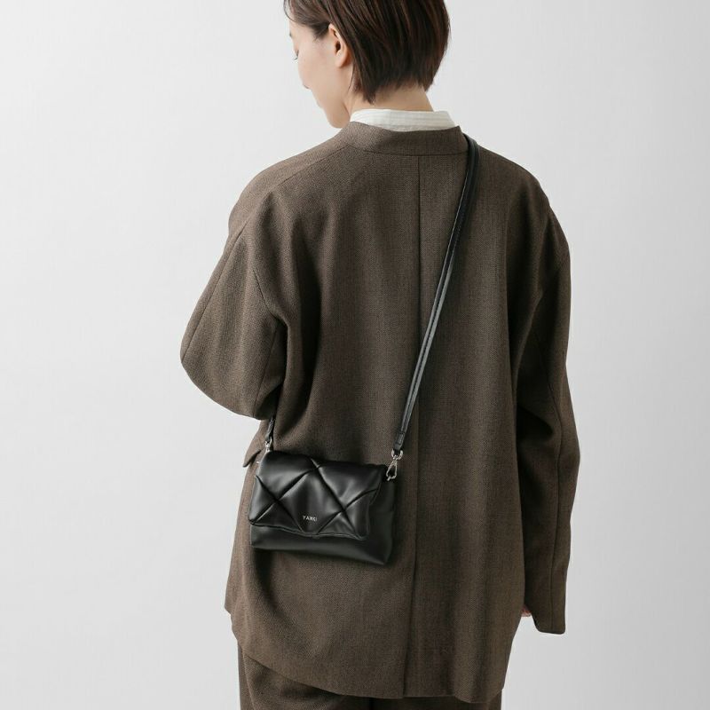 YAHKI ヤーキ フェイクレザー フラップ ショルダーバッグ yh-783