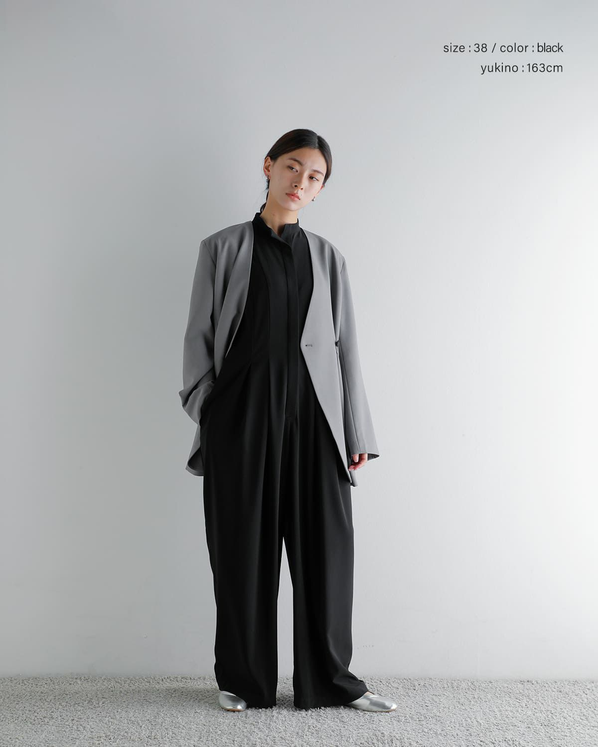 Hella ヘラ ワイドタック ジャンプスーツ “WIDE TUCK JUMPSUIT” h261