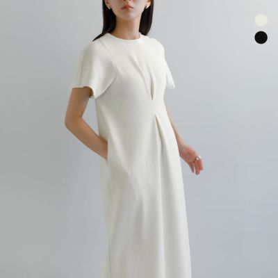 Hella ヘラ フロント タック コクーン ドレス “FRONT TUCK COCOON