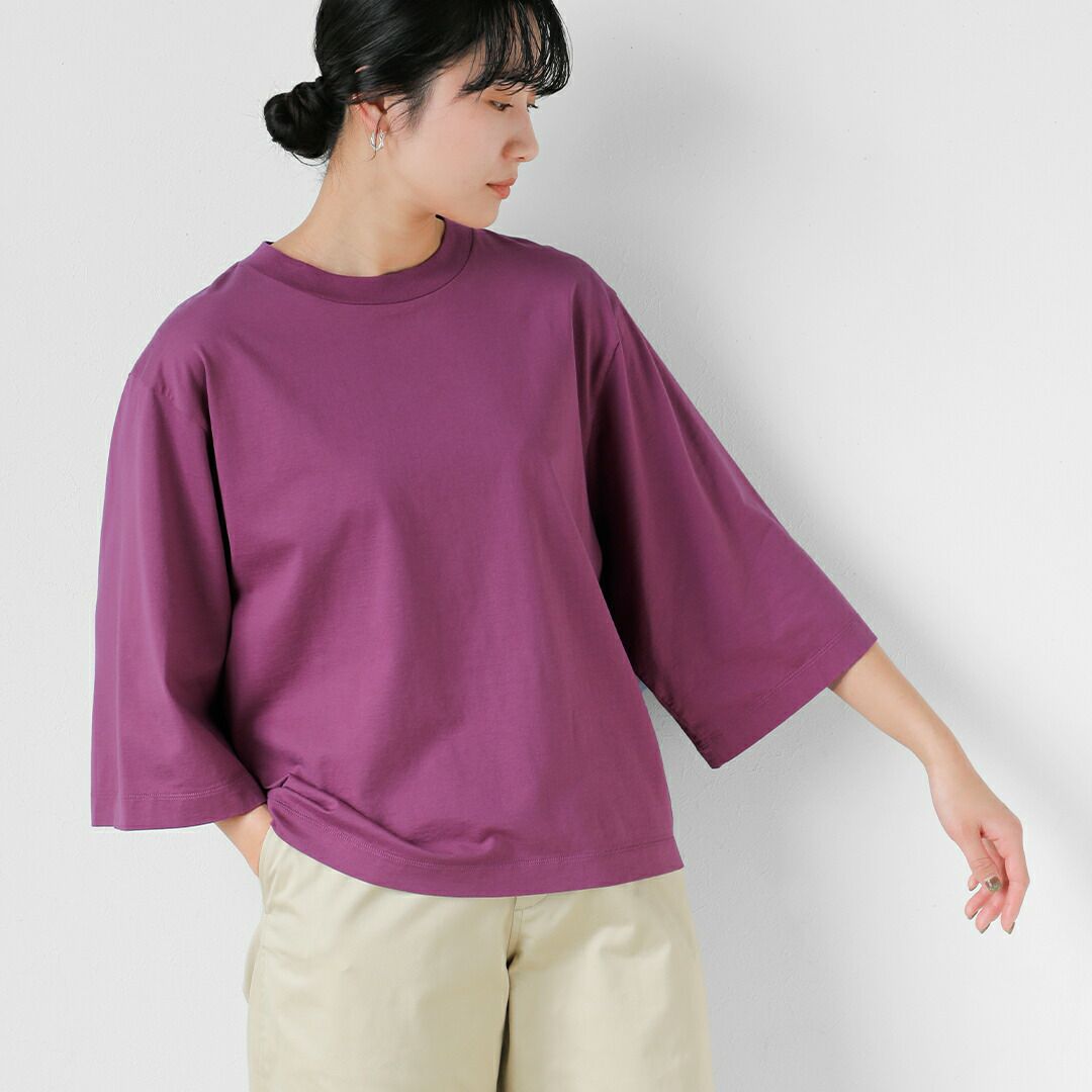 LOEFF ロエフ スビンコットン天竺 ボックス Tシャツ 8817-6-000004