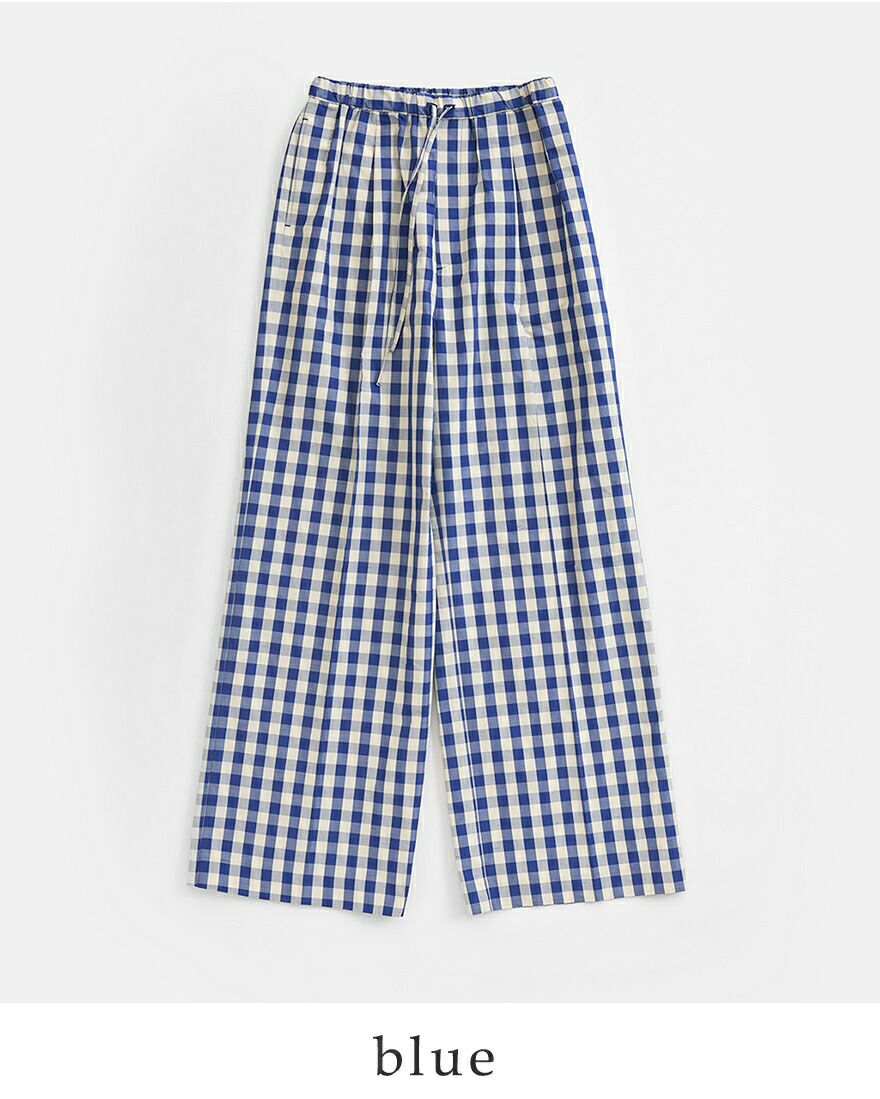 Shinzone シンゾーン ギンガム チェック パンツ GINGHAM CHECK PANTS