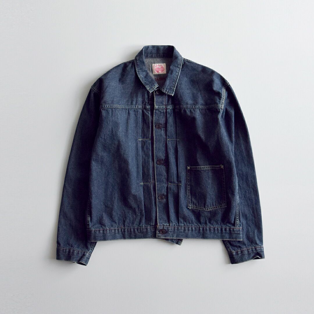 chimala チマラ アモスケイグデニム トラックジャケット cs41-jt12