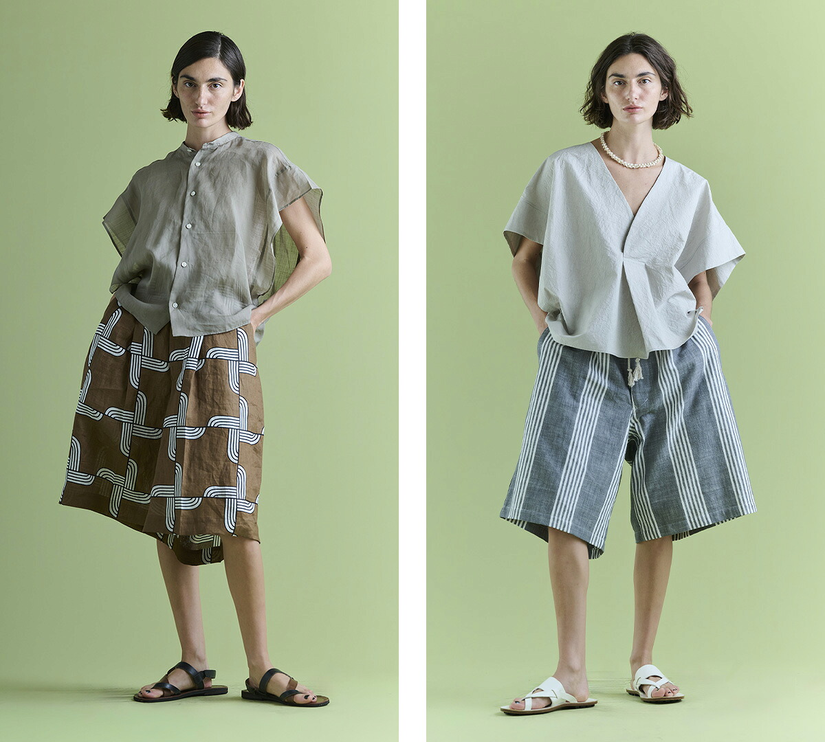 HAVERSACK ハバーサック 8.5ozライトデニム 5分袖 ロングワンピース