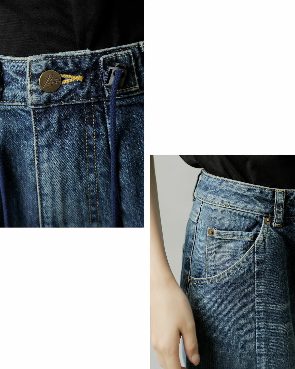 Needles ニードルス 12ozデニム H.D.バギーパンツ “H.D. Buggy Jean