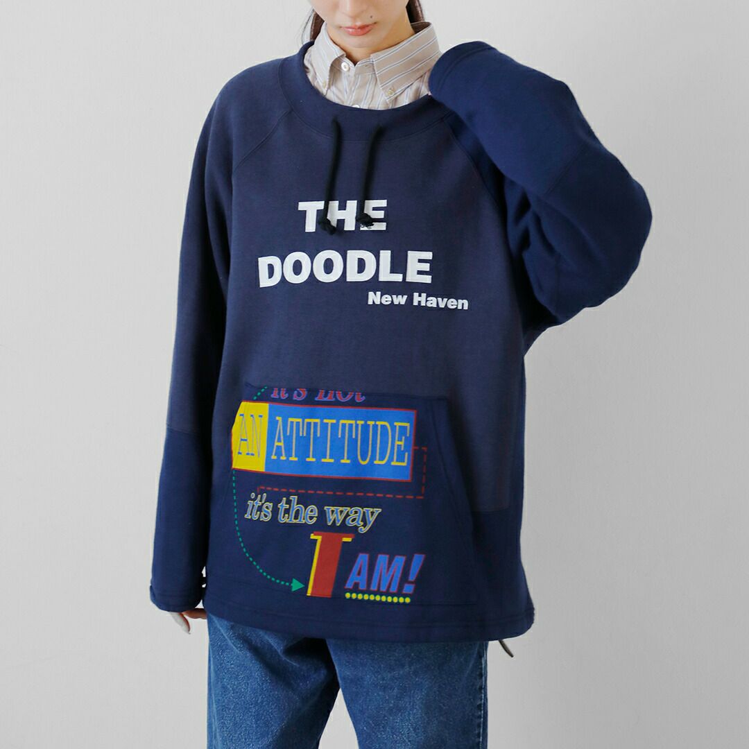 CHANGES チェンジーズ リメイク ラグランスリーブ 裏起毛 プルオーバー