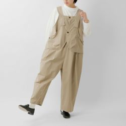 tumugu ツムグ コットン ナイロン サロペット tb25433 レディース