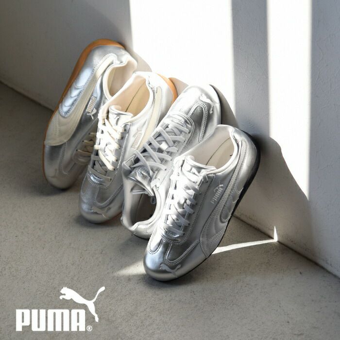 PUMA プーマ スピードキャット シルバー スニーカー SPEEDCAT SILVER