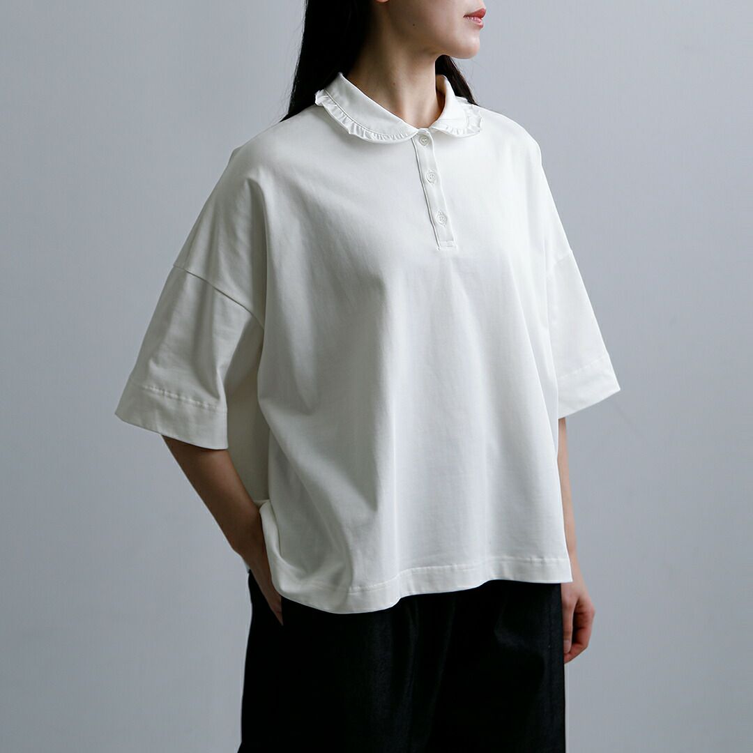 Laboratory ラボレイトリー コットンハイゲージ天竺 スザンヌ プル