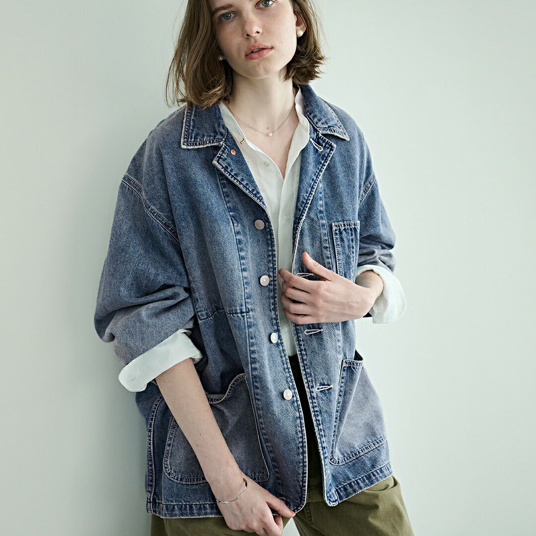 kha:ki カーキ 8ozライトルーズデニム カバーオール “LOOSE COEVERALL