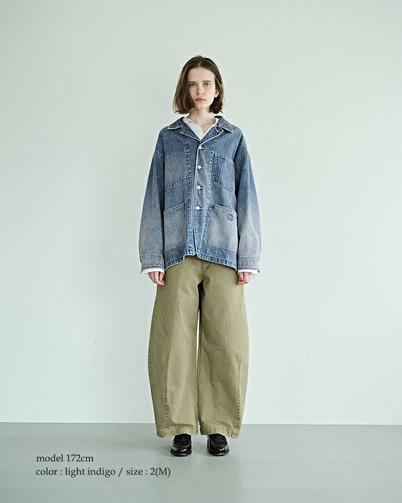 kha:ki カーキ 8ozライトルーズデニム カバーオール “LOOSE COEVERALL