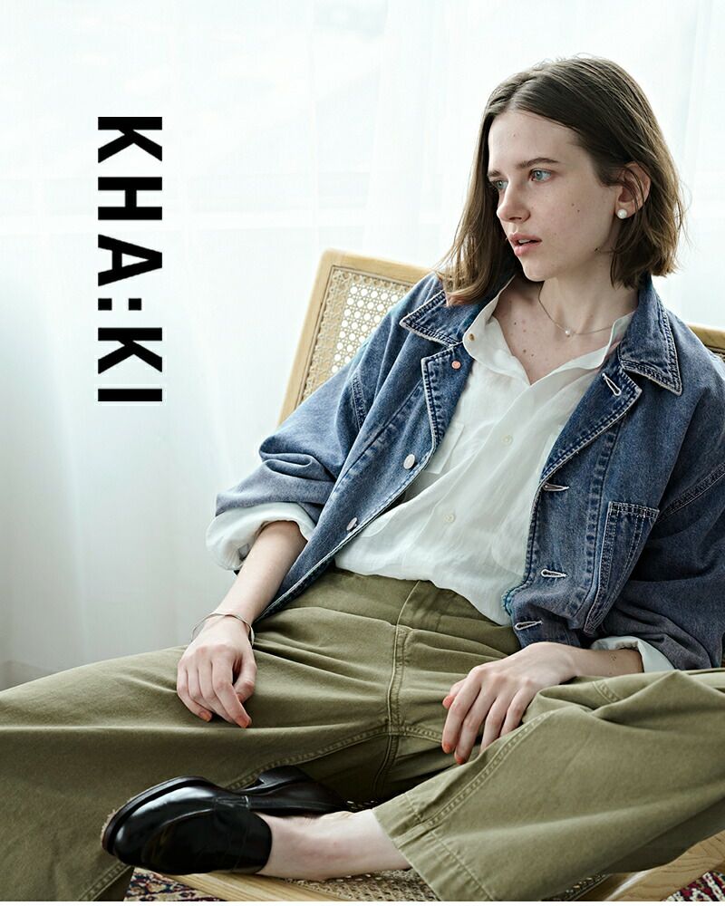 kha:ki カーキ 8ozライトルーズデニム カバーオール “LOOSE COEVERALL