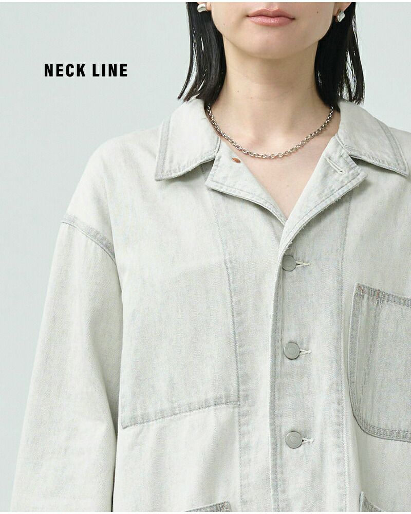 kha:ki カーキ 8ozライトルーズデニム カバーオール “LOOSE COEVERALL