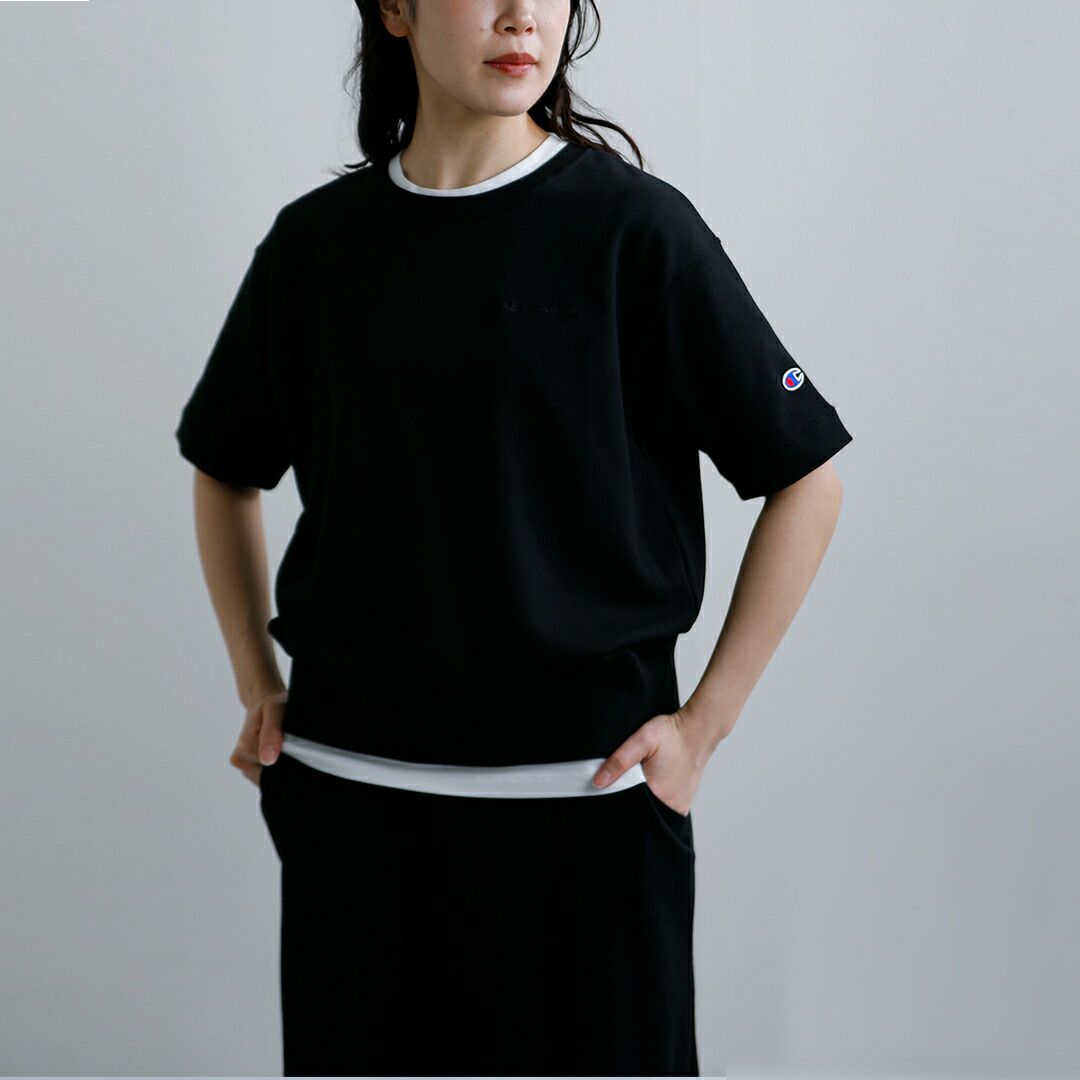 Champion チャンピオン ライトウェイトフレンチテリー 半袖 クルー