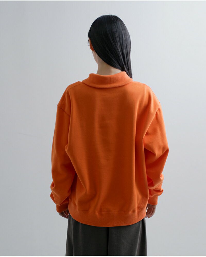 DIGAWEL ディガウェル コットン ショールカラー 長袖スウェットシャツ