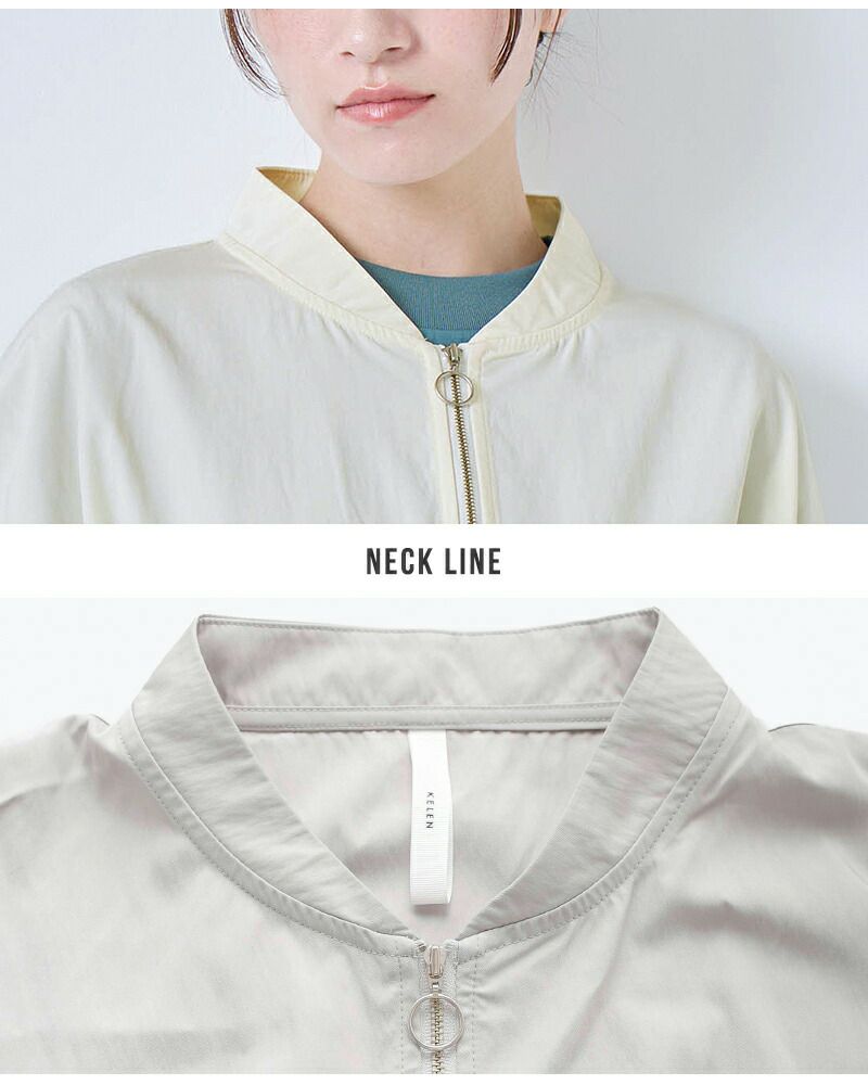 kelen ケレン シアー コンビ エアリー ブルゾン “BALA” lkl26hjk2088